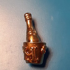 FEVE PUBLICITAIRE HEDIARD - SEAU ET CHAMPAGNE - métal doré Année 1998