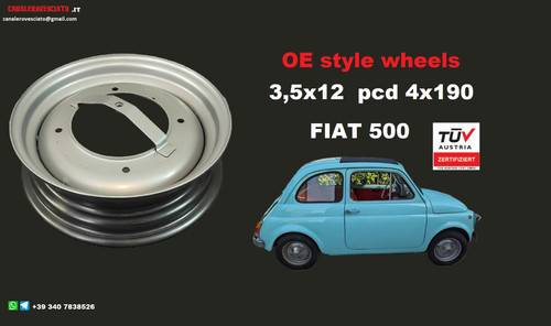Jante roue pour fiat 500 - pour,
