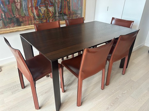 Cassina cab dining chairs - 6,