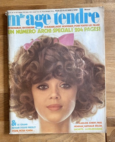 Mlle age tendre avril 1971 - tendre,