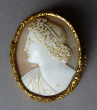 Broche camée début 19e - broche,