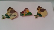lot 3 pin's DISNEY ARIEL LA PETITE SIRENE