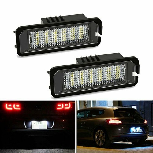 White led license - 2x,
