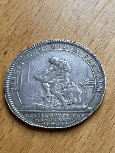 Jeton argent louis xiv les - argent,