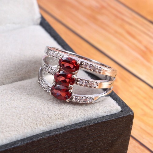 Bague grenat naturel fait main - grenat,