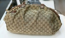 Authentic Gucci Sukey GG Canvas Handbag