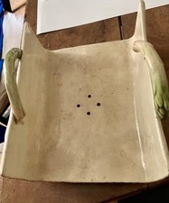 Choisy XIX ème Plat A Asperges Barbotine 