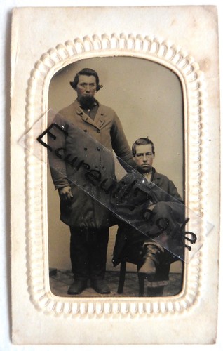 Ferrotype photo pere - photo, et