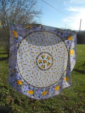 NAPPE RONDE PROVENÇALE DIAMÈTRE 175 CM BE