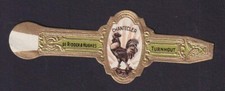 Ancienne Bague de Cigare  Vitola   BN1827365 Chantecler Coq