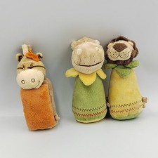 Doudou eveil hippopotame lion girafe hippoum baboum NOUKIE'S - 30871