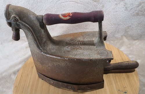 Antique large cast iron marga - large,
