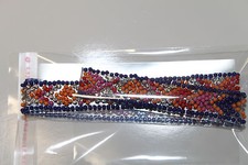 RUBAN THERMOCOLLANT Strass et perle Bordure hotfix Ruban DIY MOTIF ETHNIQUE 02