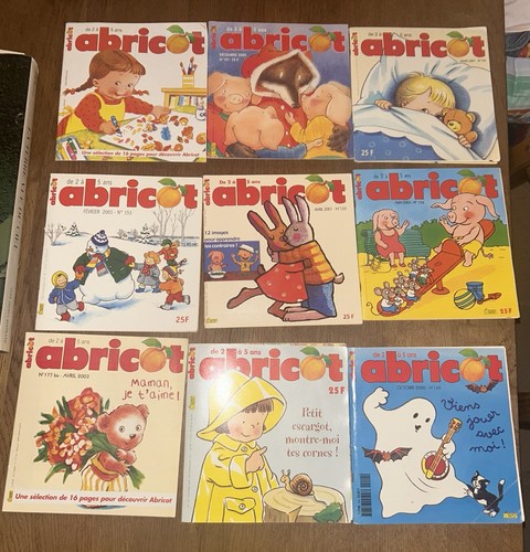 Lot vintage magazines abricot - vintage,