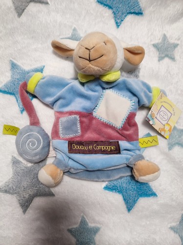 Doudou marionnette zig zag - doudou,