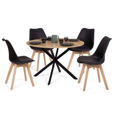 Ensemble table à manger ronde