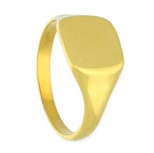 Bague chevalière coussin