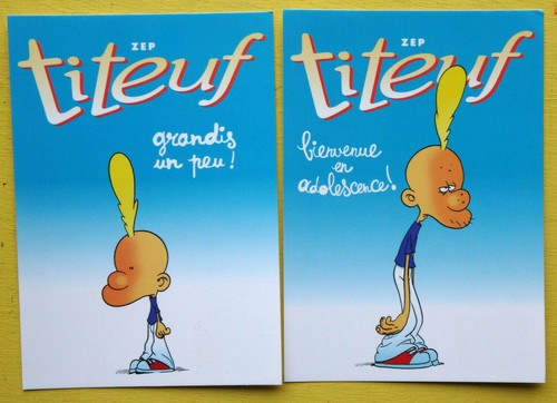 Cartes postales titeuf - bd,