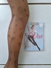 COLLANT FANTAISIE MARQUE VIVI TAILLE 2 COULEUR MARRON