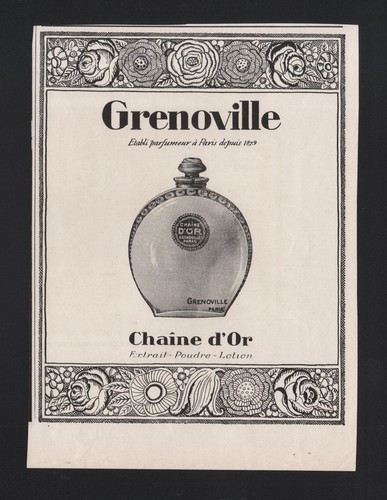 Publicité papier 1926 parfums - papier,