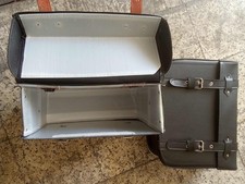 1 paire de sacoches moto noire 