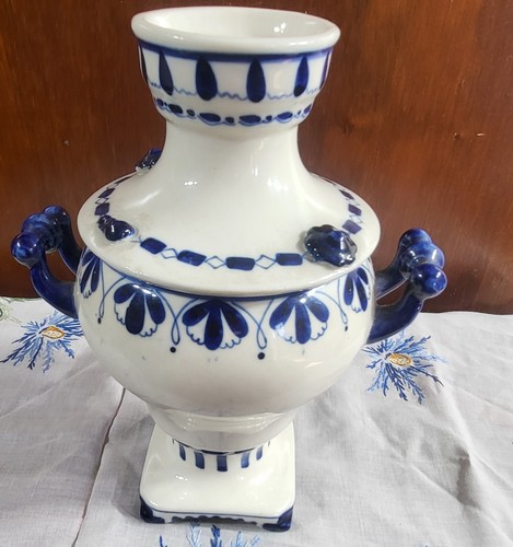 Samovar russe ghzel porcelaine - russe,