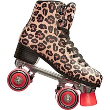 Impala Quad Skates Rollerskates Artistique Rétro Damen Léopard Motif