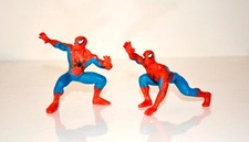 2 figurines PVC  vintage - SPIDERMAN - Comic Spain - Marvel 1996 - Spider Man