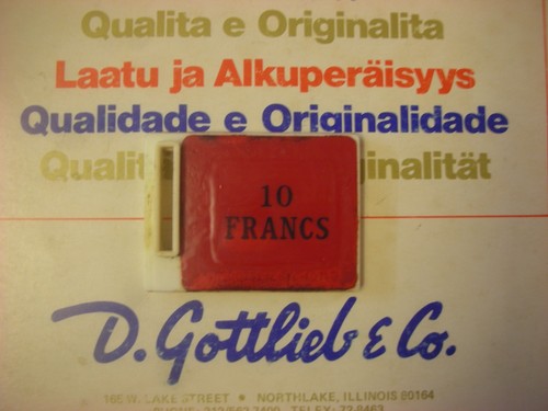 Flipper gottlieb entrée - gottlieb,, de