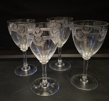 4 verres à Eau en Cristal de
