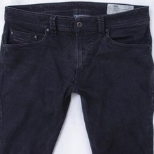 Hommes Diesel THAVAR Ajusté Skinny Élasthanne Gris Jeans W32 L34