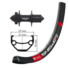 Roues Arrière 26X1.90 QR135MM