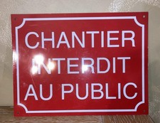 Plaque Industrielle Acier