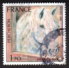 TIMBRE FRANCE 1978  CHEVAL