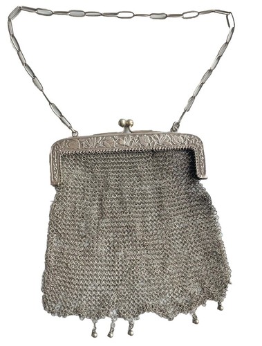 Sac ancien résille métal