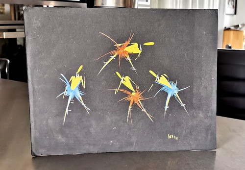 Peinture africaine gouache - , sur