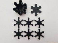 Boite avec 6 étoiles porte amorces pour revolver poudre noire (Distributeur)