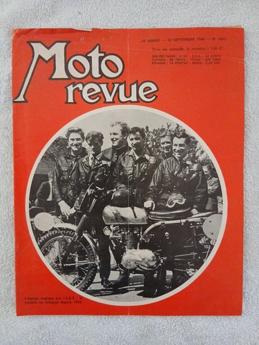 Moto revue 1803 9 - n°1803, 10/9/1966