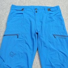 Norrona Svalbard Hommes Pantalon Taille L 36x32 Bleu Poids Moyen Polyamide