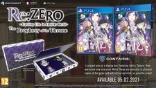RE ZERO STARTING LIFE IN ANOTHER WORLD THE PROPHECY OF THE THRONE PS4 EURO NEW