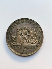 FRANCE MÉDAILLE RÉVOLUTION DE 1848 LA GARDE MOBILE RECONNAISSANTE EN CUIVRE