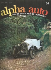 ALPHA AUTO N°64 - CYCLECAR - CYCLE INDIQUE - CYLINDRE - CYLINDREE