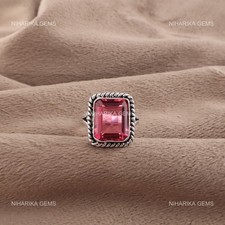 Bague Solitaire En Or Argent