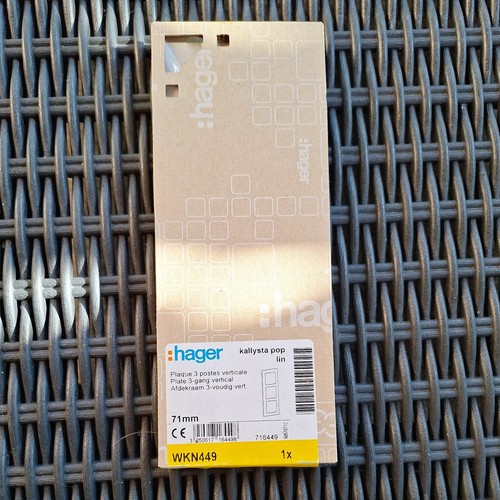Hager kallysta pop wkn449 - hager,