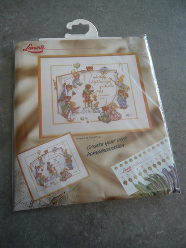 Kit point croix lanarte - kit,