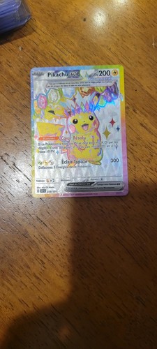 Carte pokémon pikachu - carte,