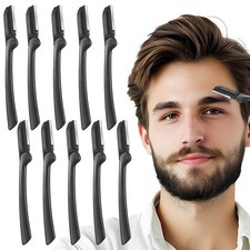 Lot de 10 rasoirs sourcils pliants, multifonction, lame depilation pratique, ...