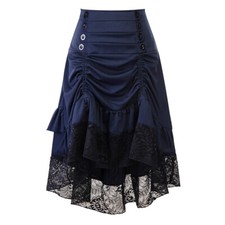 Femme Taille Haute à Volants