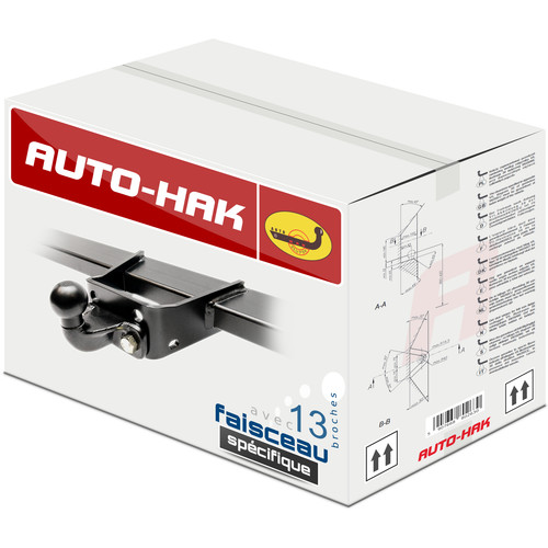Attelage rigide fixe pour - , fiat