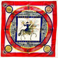 HERMES Carre 90 Soie 100%